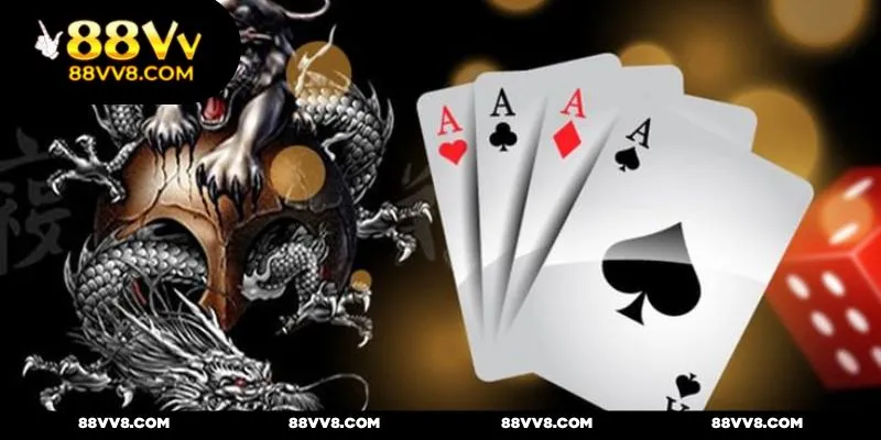 Hai tụ bài đóng vai trò chính trong Rồng Hổ 88VV