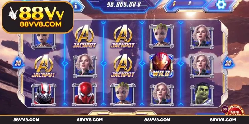Luật chơi slot game siêu anh hùng mới nhất tại 88VV